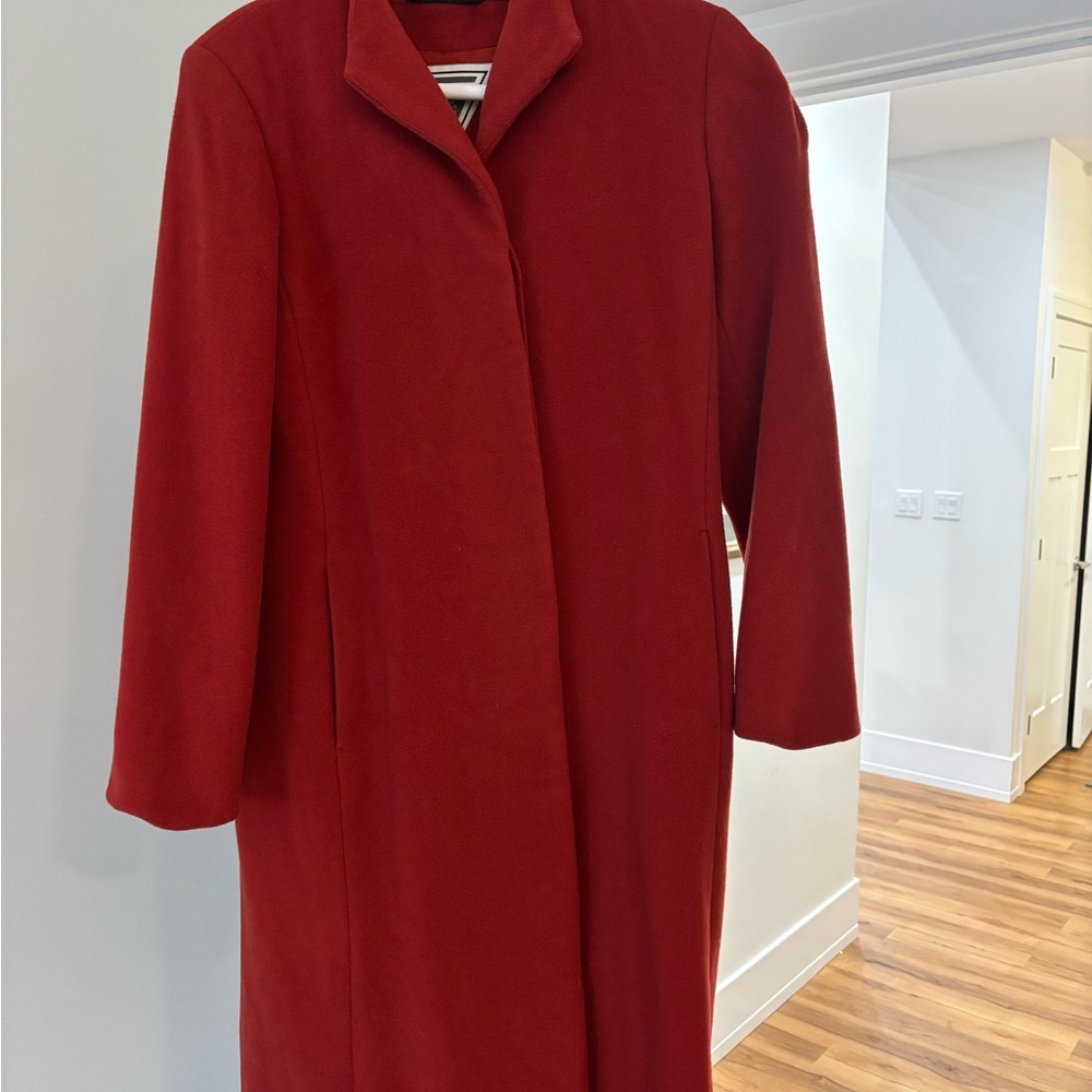 Marvin Richards Red Pea Coat